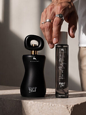 Pop Black 100 ml + Body Mist 50 ml - MUSCENT (1)
