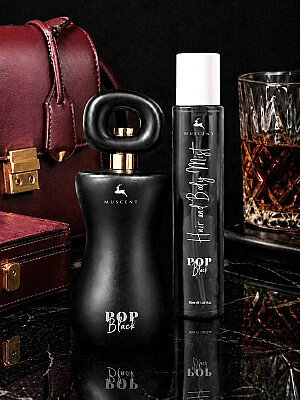 Pop Black 100 ml + Hair & Body Mist 50 ml - 3