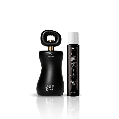 Pop Black 100 ml + Hair & Body Mist 50 ml - MUSCENT