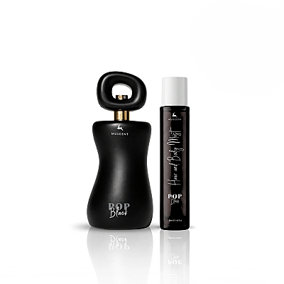 Pop Black 100 ml + Hair & Body Mist 50 ml - MUSCENT