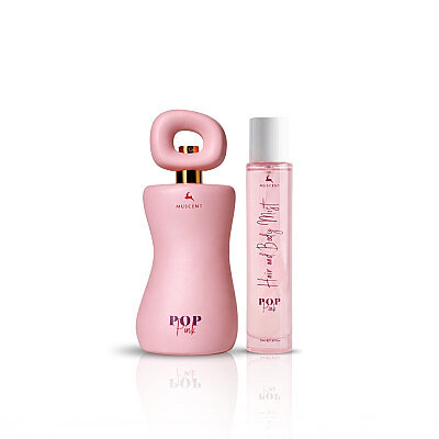 Pop Pink 100 ml + Hair & Body Mist 50 ml. - MUSCENT