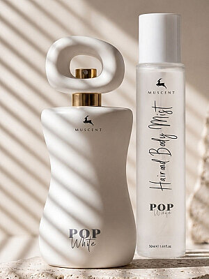 Pop White 100 ml + Body Mist 50 ml - MUSCENT (1)