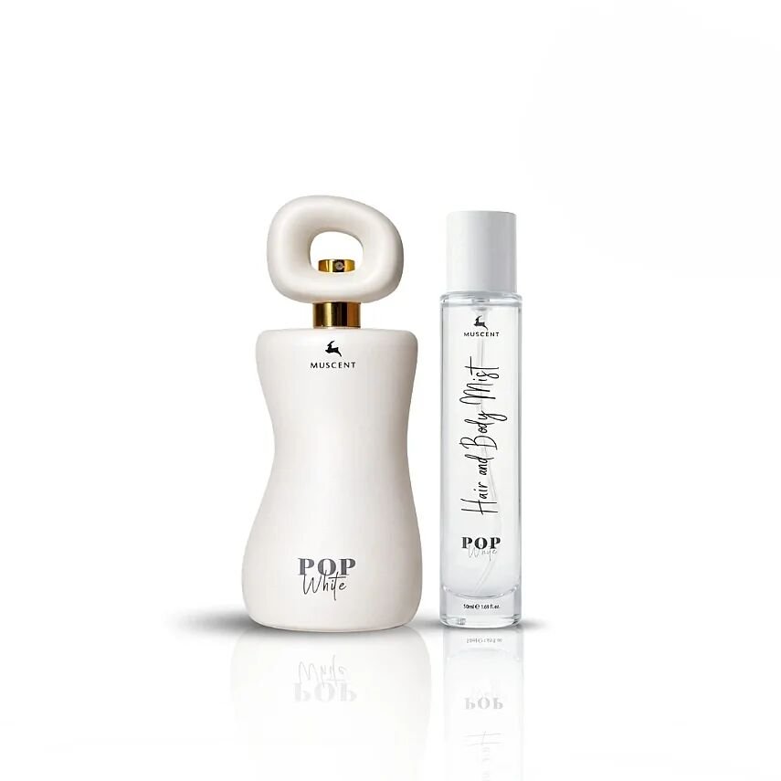 Pop White 100 ml + Hair & Body Mist 50 ml - MUSCENT
